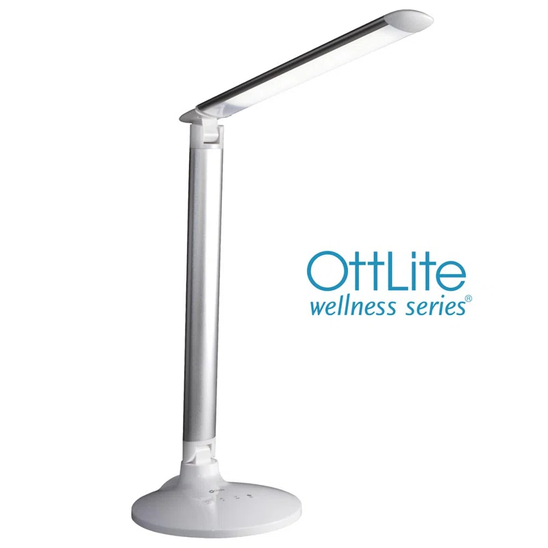 OttLite OttLite Command LED Desk Lamp with Voice Assist - Google Home and Amazon Alexa Compatible, USB