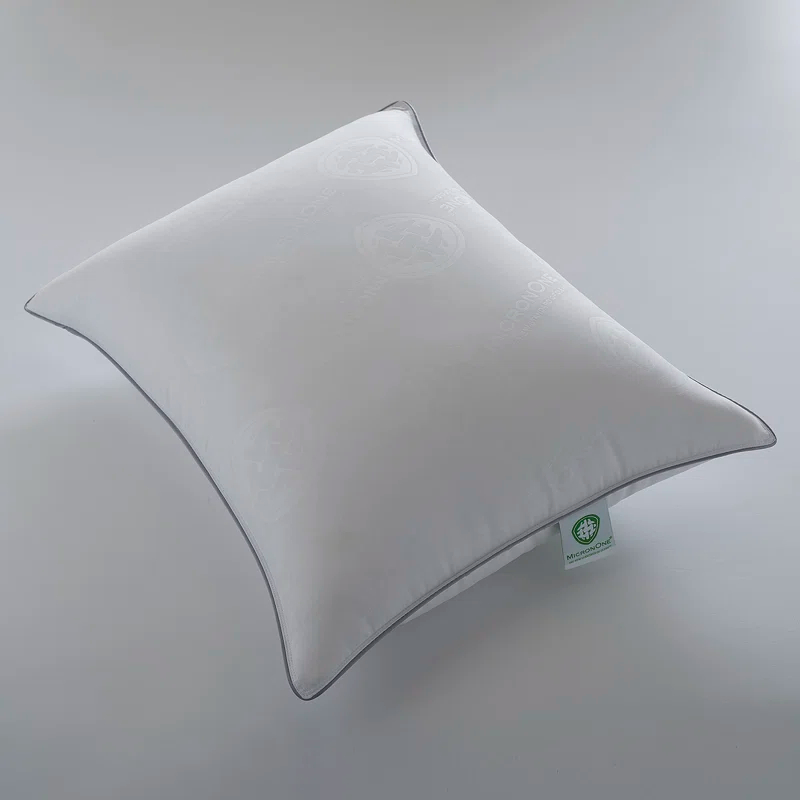 Ella Jayne Home MicronOne Allergen-Free White Down Pillow, Firm Density