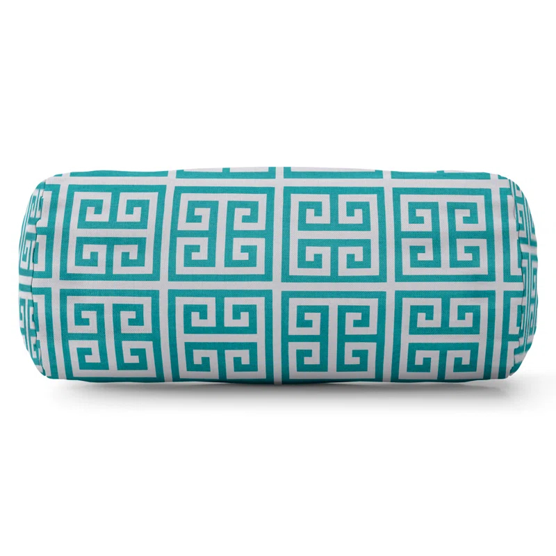 Majestic Home Goods Towers Geometric Indoor/Outdoor Reversible Throw Pillow