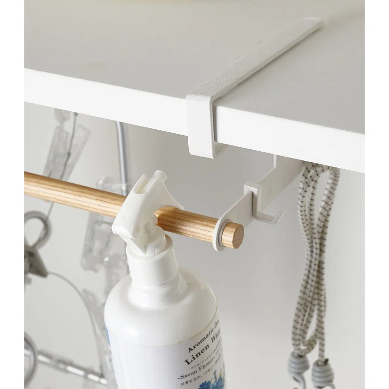 Yamazaki Home Countertop Spice Caddy, Storage and Organizer Rack, Steel, Anti-Slip Rubber Feet