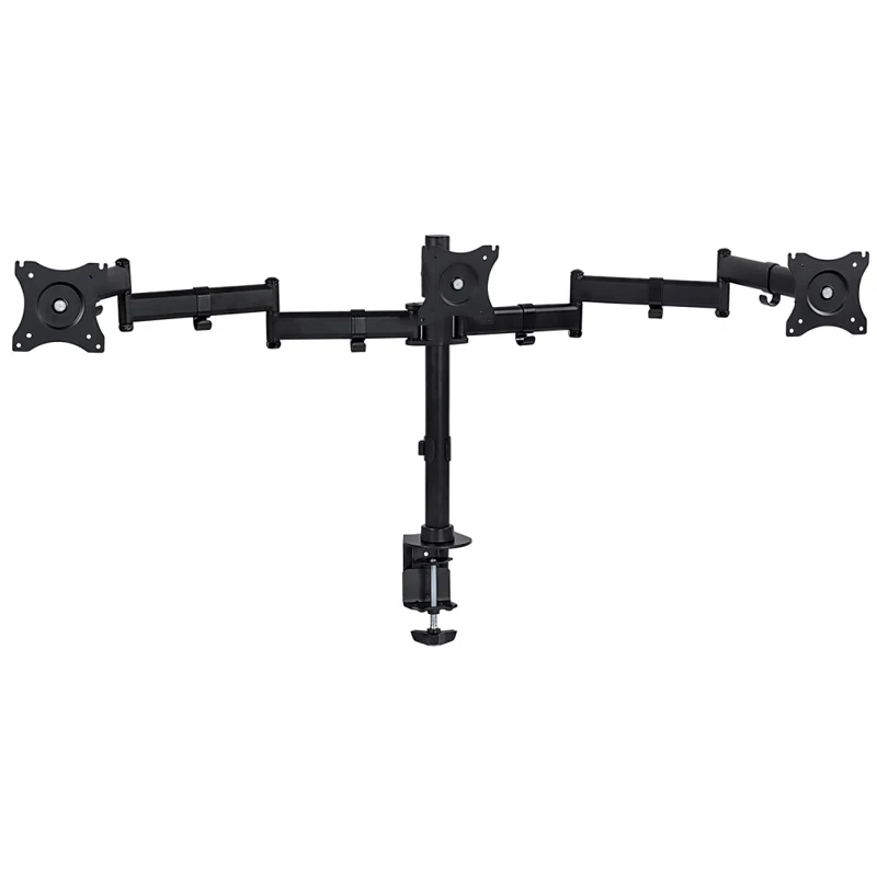 Mount-it Mount-It Full Motion Triple Monitor Mount 3 Screen Desk Stand Fits 13 - 27 in. Computer Monitors