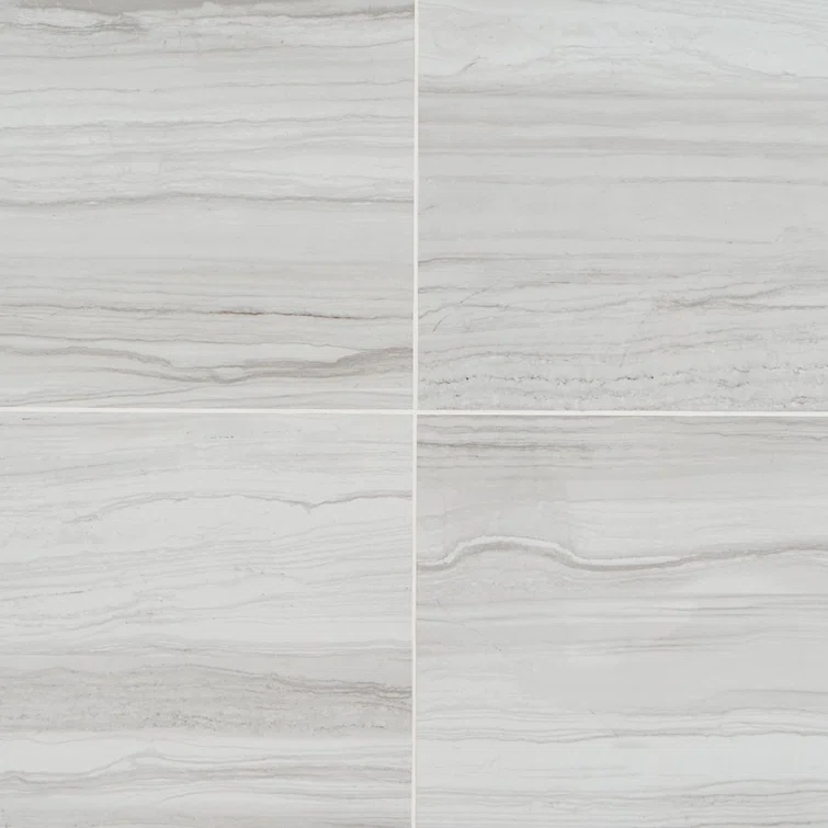 Bond Tile 12" x 24" Polished Marble Look Porcelain Floor and Wall Tile