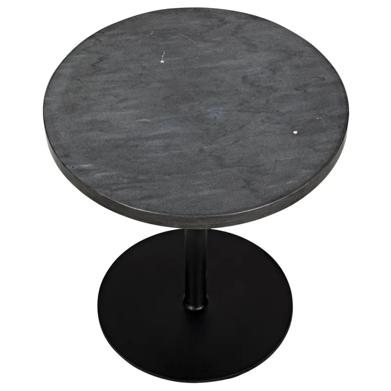 Noir Ford Marble Top End Table