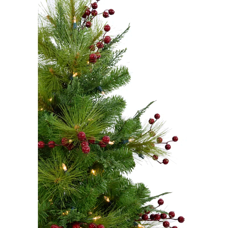 Homestead Newberry Pine 48'' Lighted Pine Christmas Tree (Set of 2)