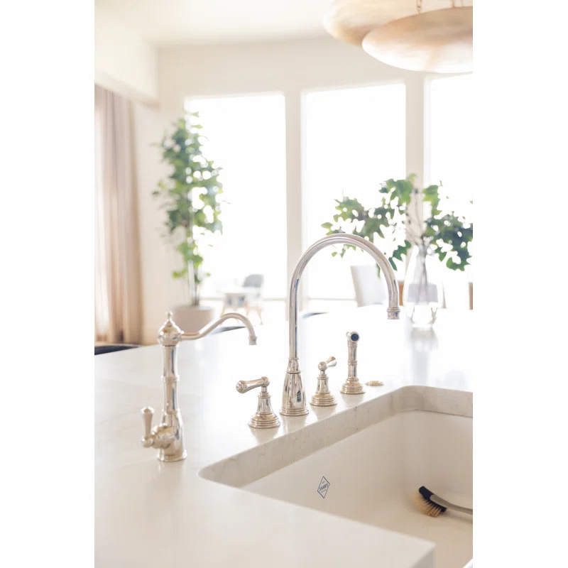 Perrin & Rowe U.1621L-PN-2 Edwardian Filter Kitchen Faucet