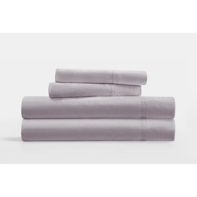 Sateen Long-Staple Cotton Deep Pocket Sheet Set