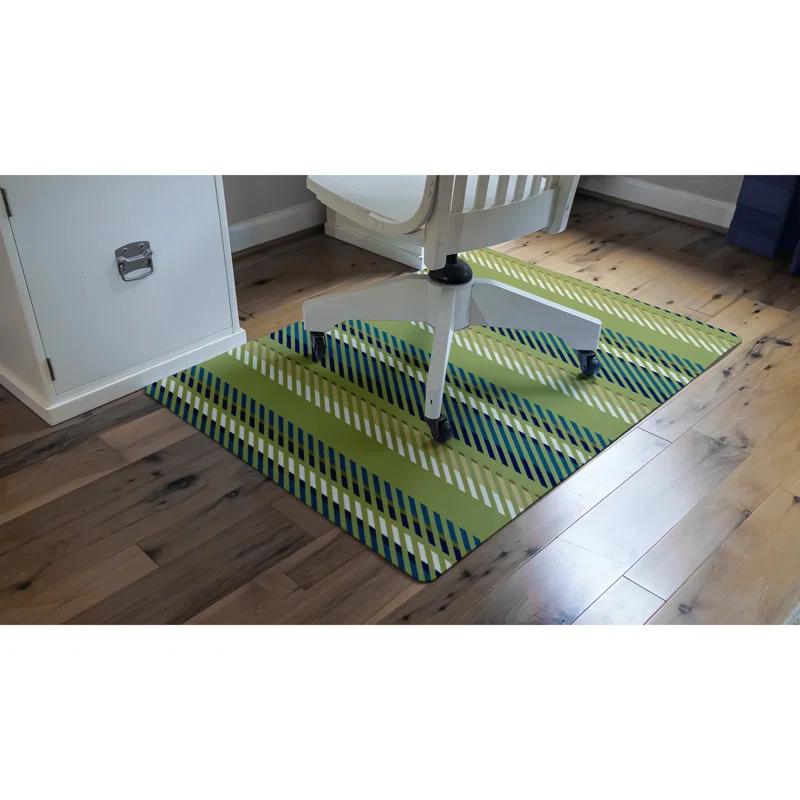 Matterly Stripe 35 in. x 47 in. 9 to 5 Desk Chair Mat