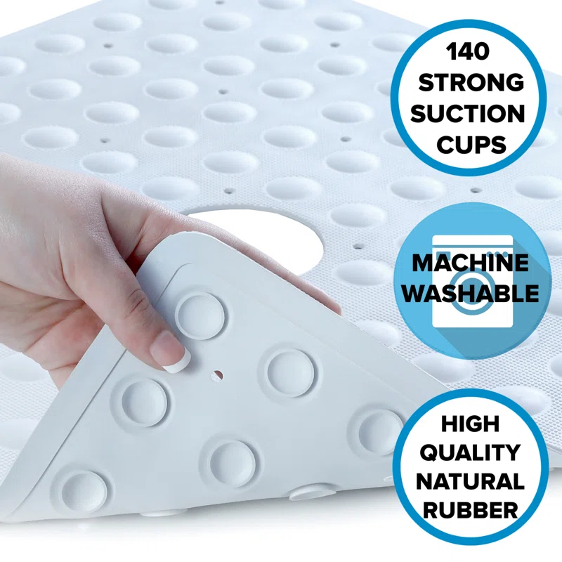 Symple Stuff Sandweiler Rubber Shower Mat