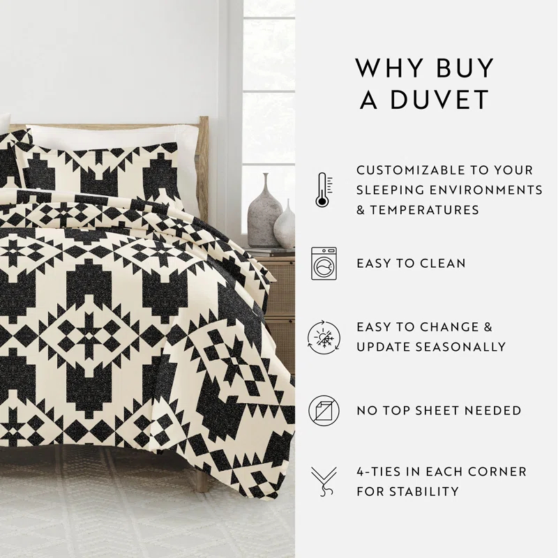 Adobe Southwestern Duvet Cover Set