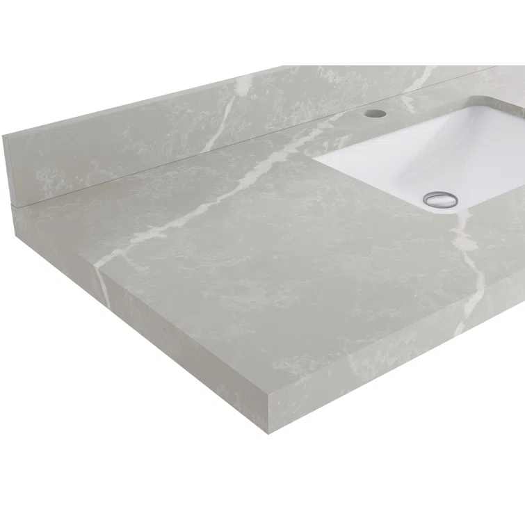 Willow Collections Charlotte 72'' Double Bathroom Vanity with Quartz Top