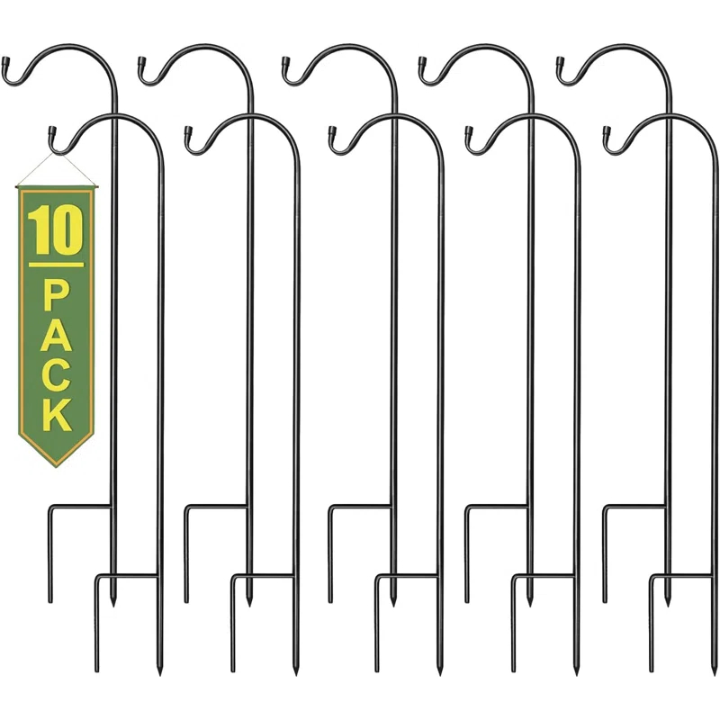 Shepherds Hooks for Outdoor Garden Stakes
