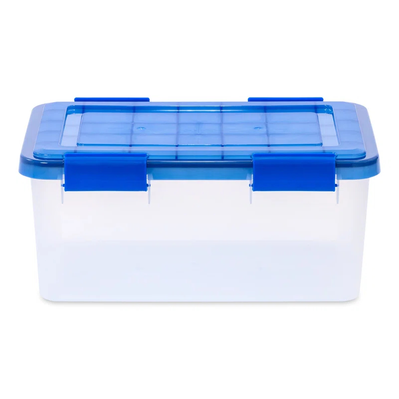 IRIS USA, Inc. Weatherproof Clear Plastic Storage Tote