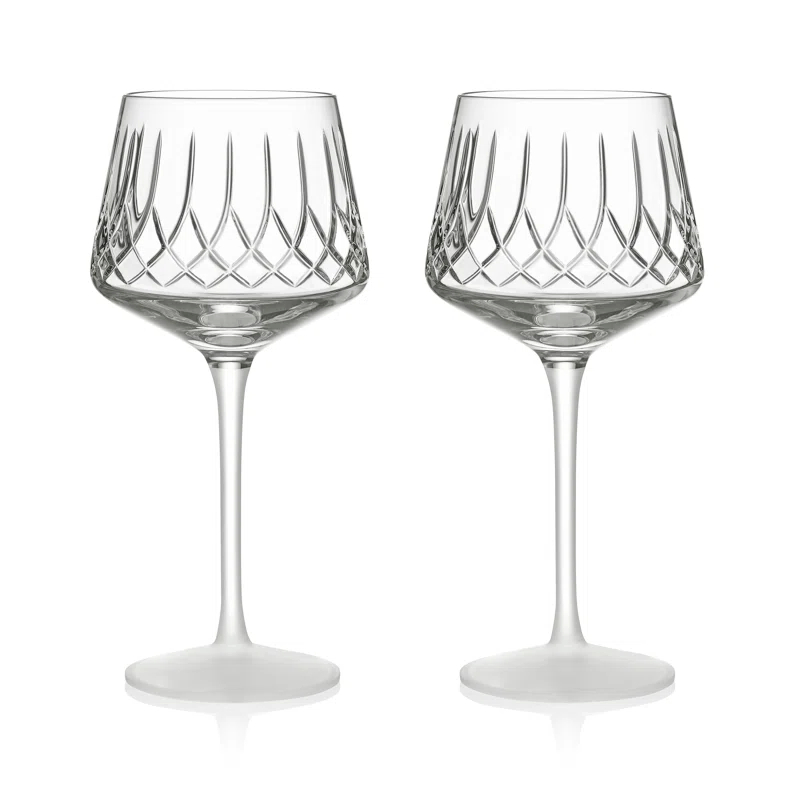 Waterford Lismore Arcus Wine Universal 14 oz (Set of 2)