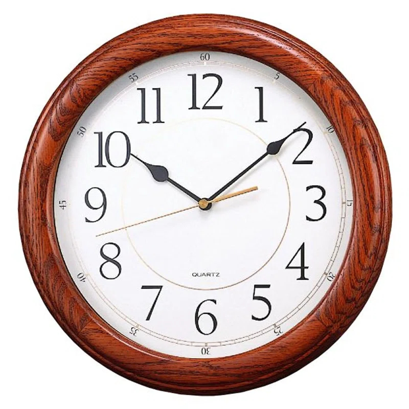 Seiko Solid Wood Wall Clock