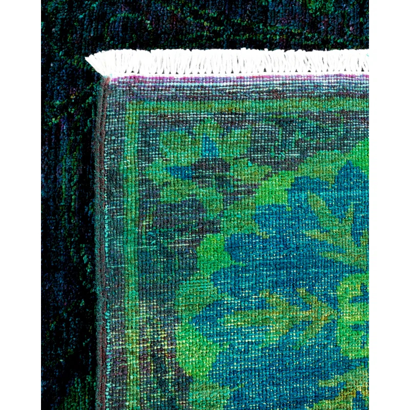 The Twillery Co.® Haydon Hand Knotted Wool Contemporary Red Area Rug 6' 1" x 8' 10"