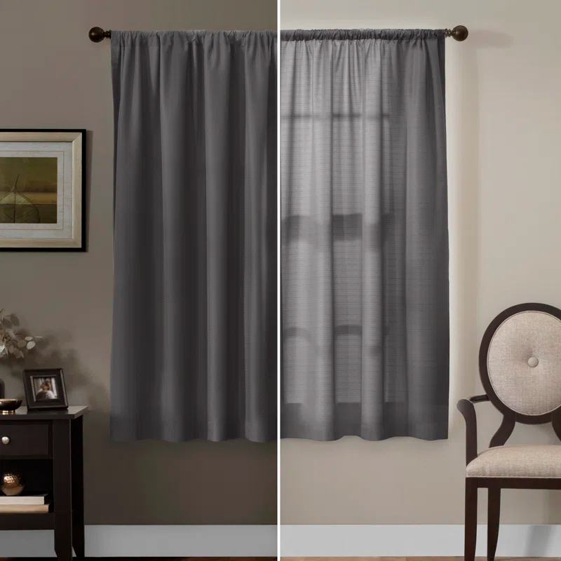 Zenna Home Polyester Curtain Single Panel