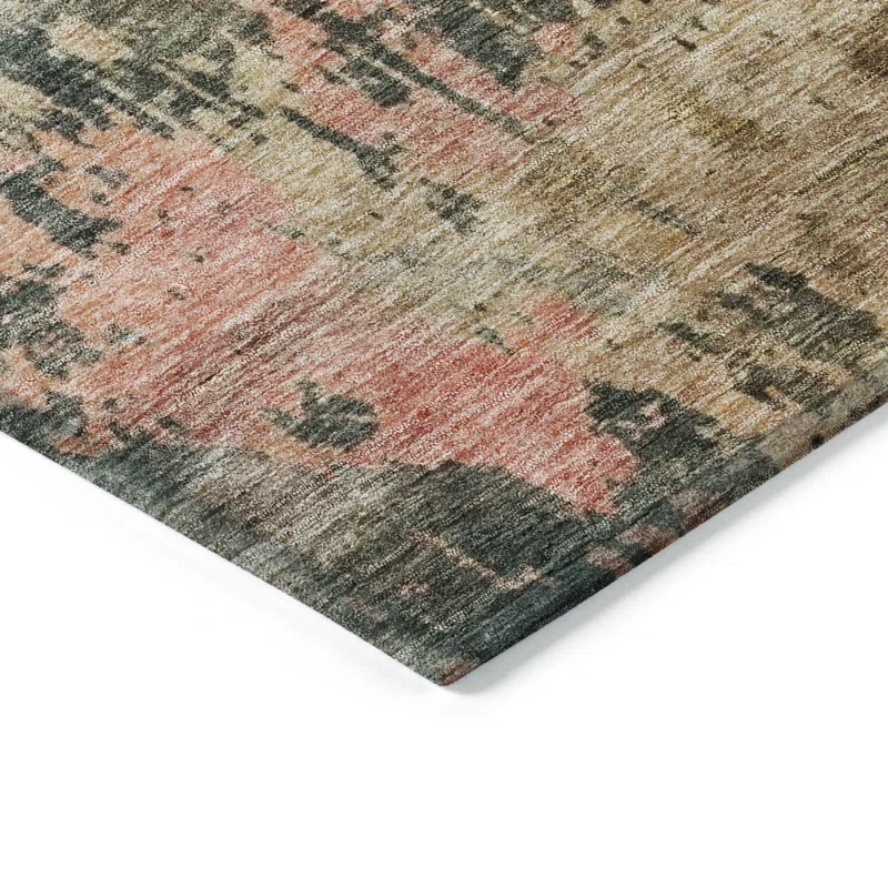 Machine Washable Indoor/Outdoor Chantille ACN1214 Sage Rug