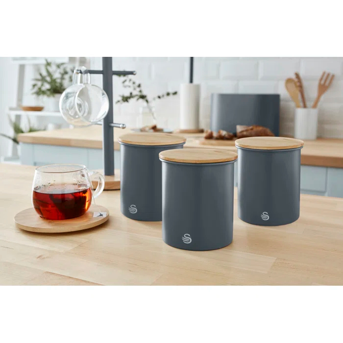 Swan Swan Nordic Set of 3 Cannisters