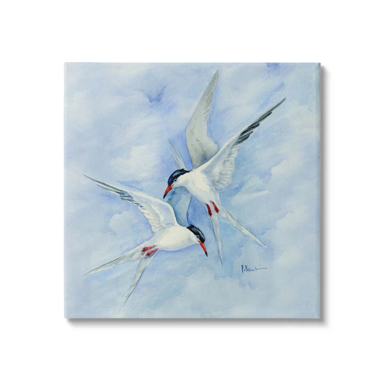 Stupell Industries " Two Birds Flying Sky Wildlife " by Paul Brent