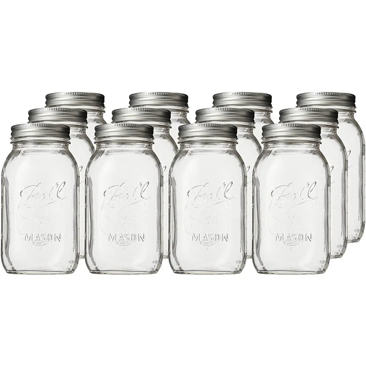 Ball Glass Jar - Set of 12