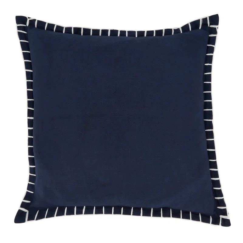 Saro Persephone Collection Cotton Throw Pillow