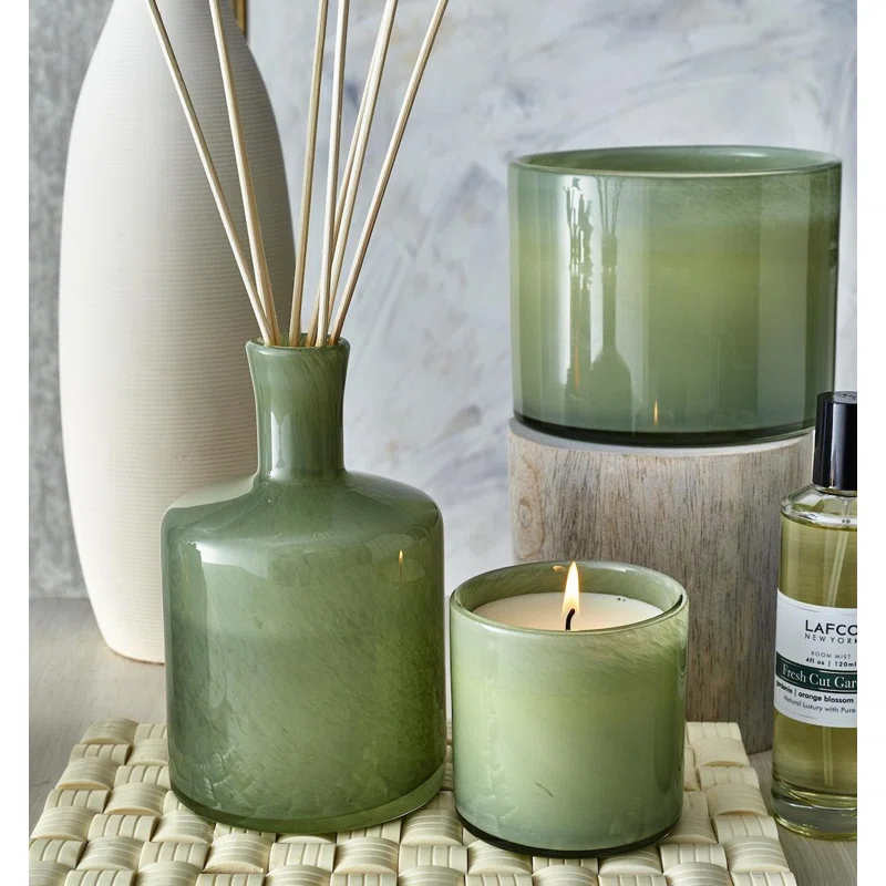 LAFCO New York Fresh Cut Gardenia 3-Wick Candle | Wayfair