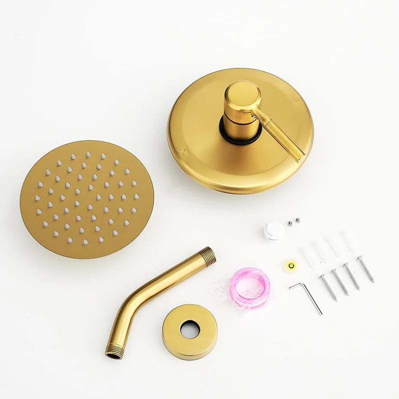 FUNDUXA Shower Head And Faucet Set Complete With Valve Shower Fixtures