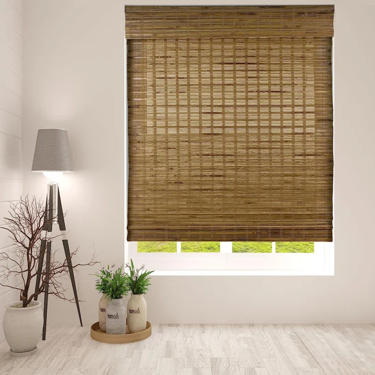 Arlo Blinds Arlo Blinds Dali Native Sheer Bamboo Roman Shades