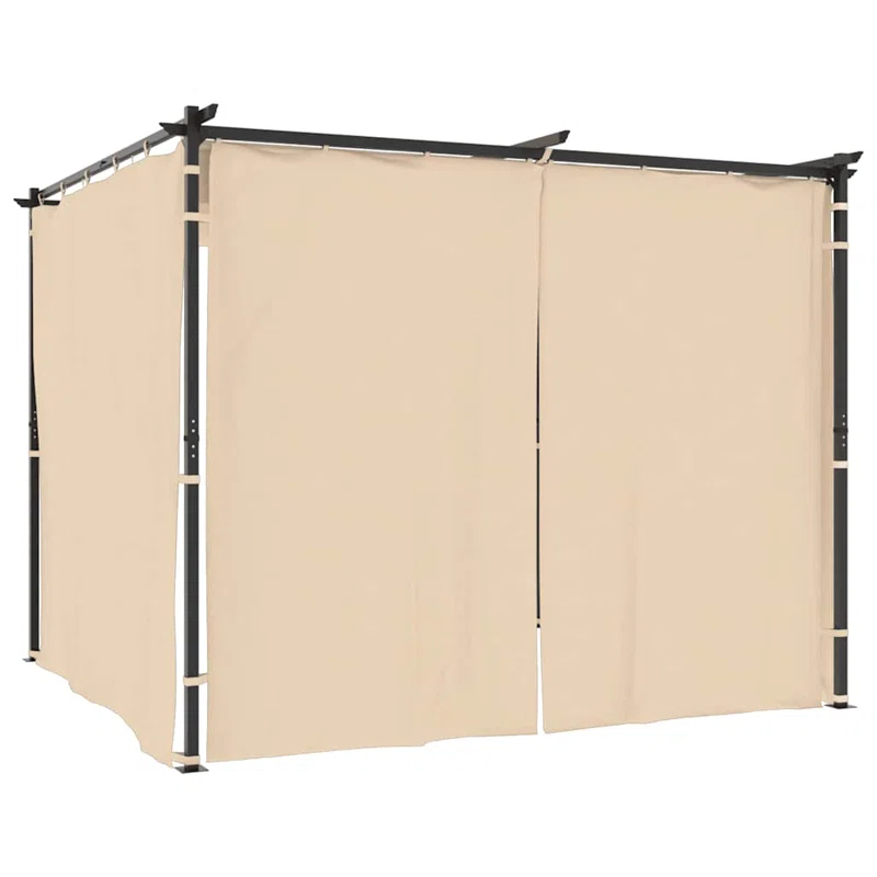 VidaXL 9.84 Ft. W x 9.84 Ft. D Steel Patio Gazebo Gazebo