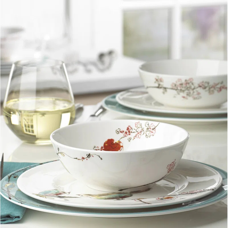 Lenox Lenox Chirp 4 Piece Bone China Place Setting Set, Service for 1