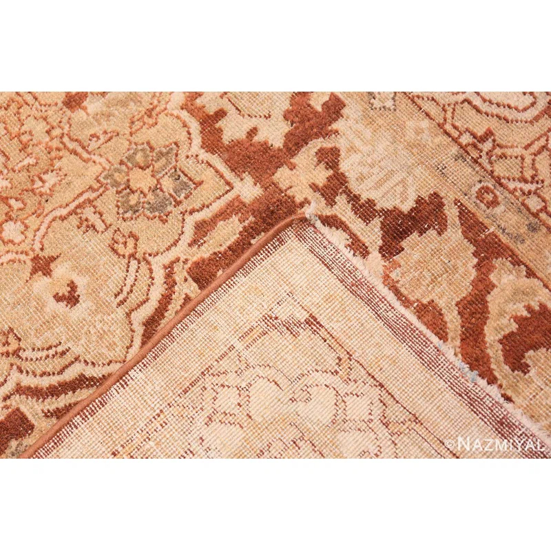 Nazmiyal Collection One-of-a-Kind Rectangle 4' X 7'2" Area Rug in Brown