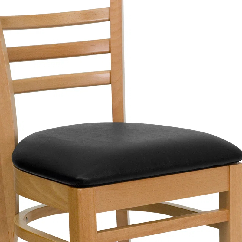 Red Barrel Studio® Ladder Back Wooden Restaurant Chair