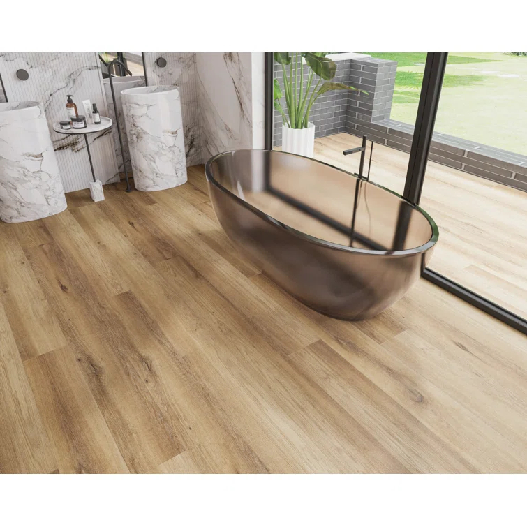 Montserrat 9" x 60" x 8mm Oak Click Lock SPC Luxury Vinyl Plank