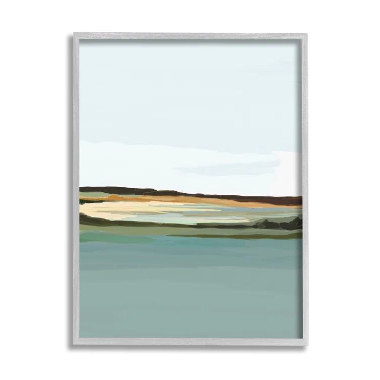Stupell Industries " Modern Lake Shore " by Amy Hall