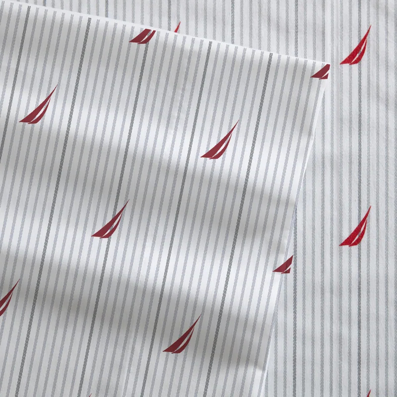 Nautica Nautica Printed Cotton Percale Sheet Sets