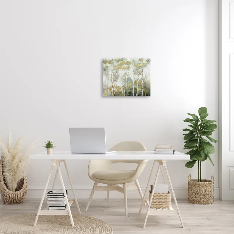 Stupell Industries " Birch Tree Forest " by Nan Painting Print