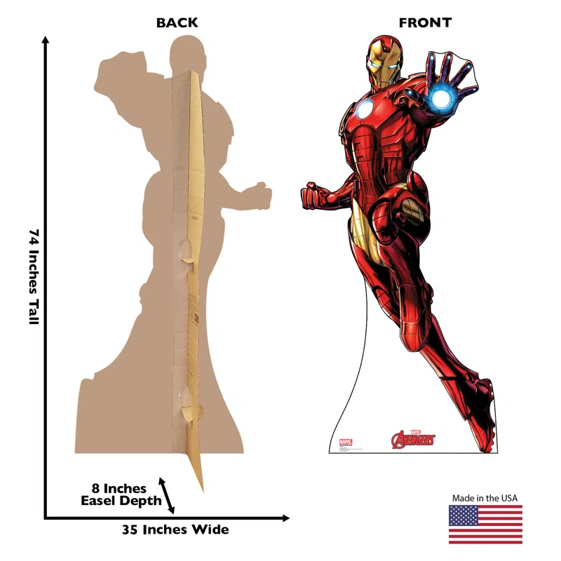 74'' Superheroes & Villains Cardboard Standup