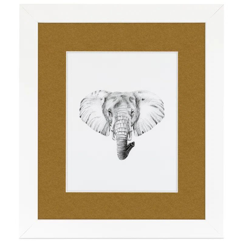 ArtToFrames Wood Matte Picture Frame with Mat