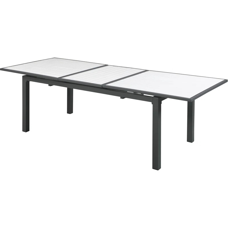 Wade Logan® Noonan Extendable Rectangular Outdoor Dining Table