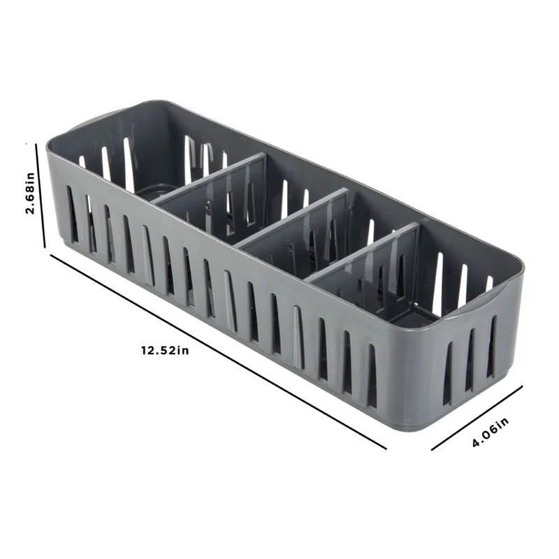 Simplify Adjustable Office Drawer Organizer (Set of 4)
