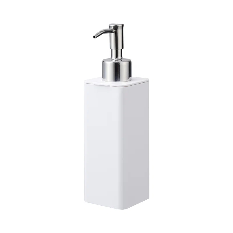 Yamazaki Home Yamazaki Home Refillable Hand Soap Dispenser With Pump, Bathroom, Kitchen, 8.5 fluid oz.