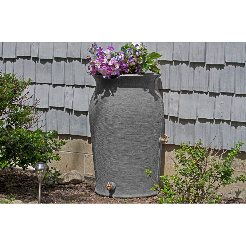 Red Barrel Studio® Red Barrel Studio® Plastic Planter Rain Barrel