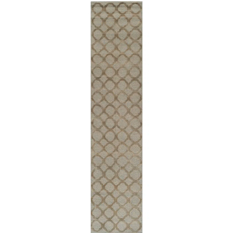 Martha Stewart Classics Silk & Wool Pile Geometric Rug