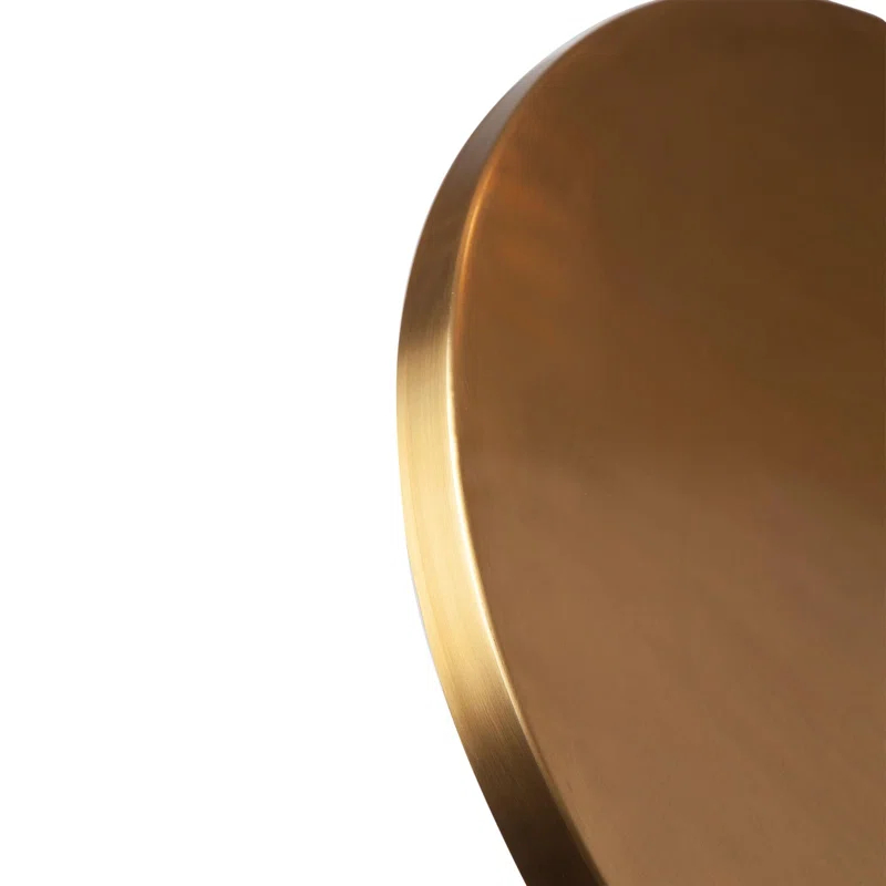 Global Views Plaid Etched Tray-Antique Brass