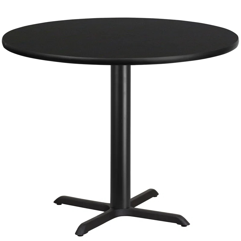 Flash Furniture Carrus Round Laminate Table Top with Height Table Base
