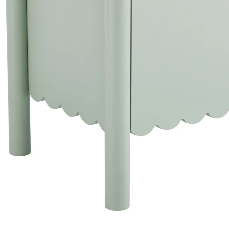 Modway Emmeline 66" 4-Door Scalloped Sideboard Cabinet