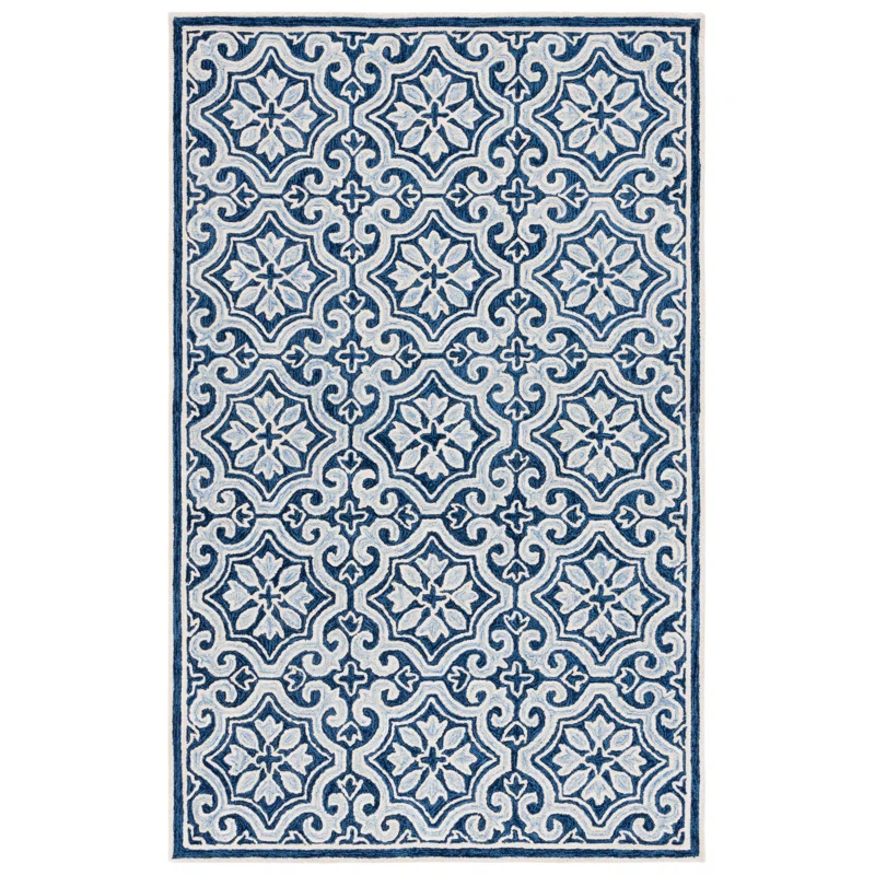 Lauren Ralph Lauren Lauren Ralph Lauren Hand Tufted Wool & Cotton Damask Rug