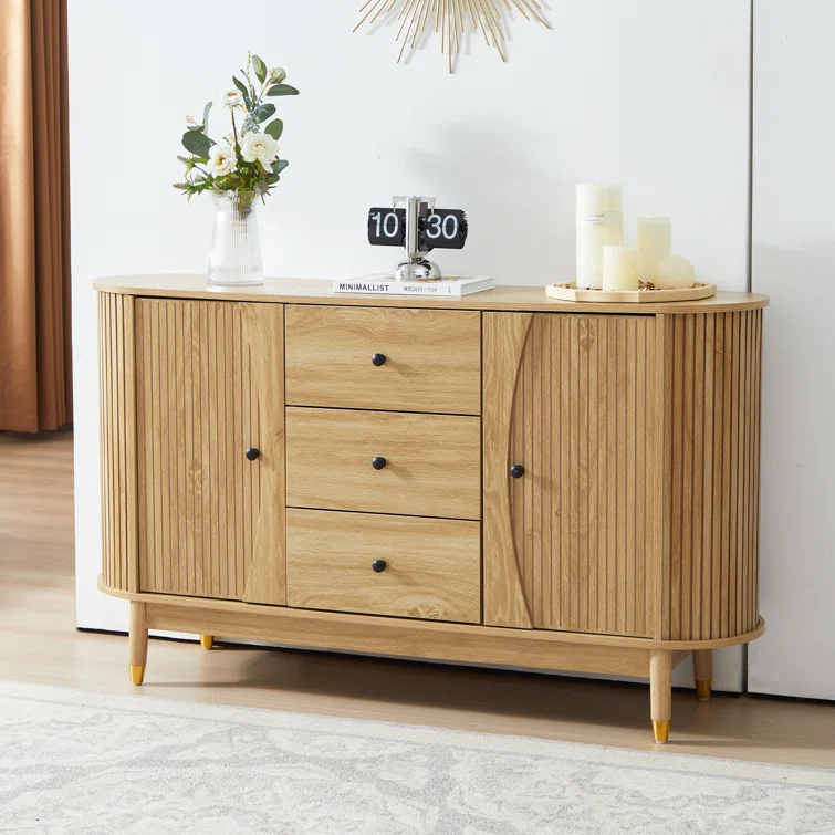 George Oliver Evana 55"Sideboard with 3 Drawer