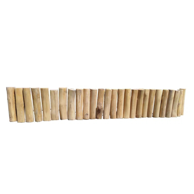 MGP 10'' H x 60'' W Tan Wood Lawn Edging