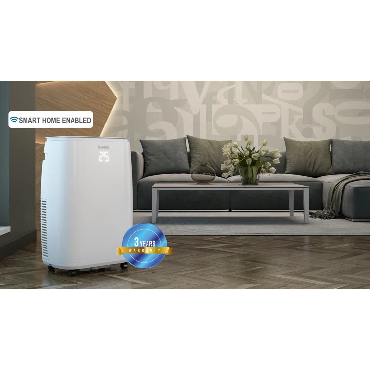 Dolceclima Dolceclima 12000 BTU Wi-Fi Connected Portable Air Conditioner for 400 Square Feet with Remote Included